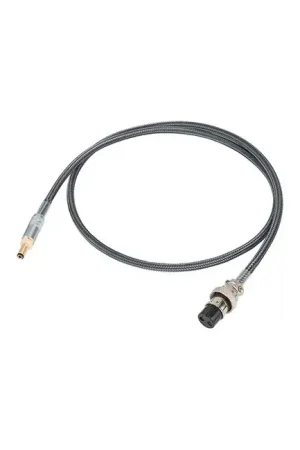 Disponible | LHY AUDIO PREMIUM SERIES Câble d'Alimentation Aviation 2 Pins vers Jack DC 5.5/2.1mm 1m