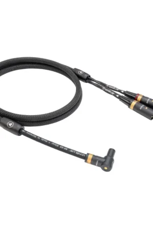 Prêt à expédier - VIABLUE NF-S5 T8 Câble Phono DIN 5 Pins SME Coudé vers XLR 1.5m Noir
