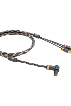 VIABLUE EPC-2 T8 DOWN Câble Phono DIN 5 Pins SME Coudé vers RCA avec Fil de Masse 1.5m Cobra - Promo exceptionnelle