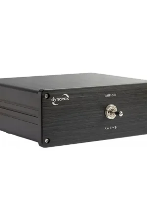 Tout juste arrivé | DYNAVOX AMP-S III Commutateur Audio pour Enceintes/Amplificateurs Noir