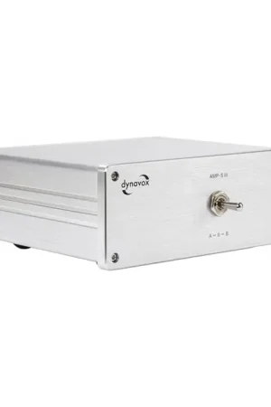 DYNAVOX AMP-S III Commutateur Audio pour Enceintes/Amplificateurs Argent | Offre spéciale