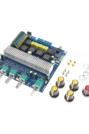 Module Amplificateur 2.1 Class D TPA3116D2 2x 50W + 100W Bluetooth 5.0 avec Contrôle de Volume / Tonalité / Fréquence de Coupure - Prix doux