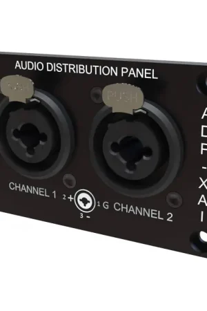 Retour gratuit - WONDOM ADP-XAI AA-AA11432 Panneau de Distribution Audio Entrées Combo XLR / Jack 6.35mm TRS