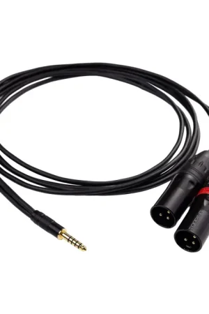 TOPPING B4XM-150 Câble de Modulation Symétrique Jack 4.4mm TRRRS vers 2x XLR Mâle 1.5m - Cette semaine uniquement