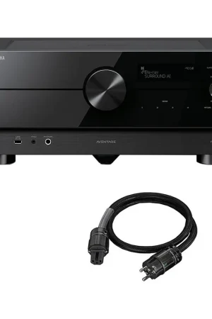 Yamaha RX-A4A Noir + Real Cable CHAMBORD (1.5 m) - Derniers exemplaires