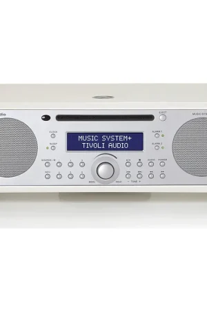 Tivoli Audio Music System+ Blanc/Argent - Prix avantageux