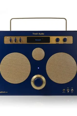Prix réduit - Tivoli Audio SongBook Max - Bleu/Or
