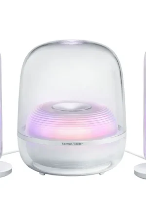 Harman Kardon SoundSticks 5 - Blanc - Enceinte Bluetooth - Disponible à la commande