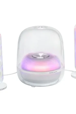 Offre exclusive - Harman Kardon SoundSticks 5 WIFI Blanc - Enceinte Bluetooth