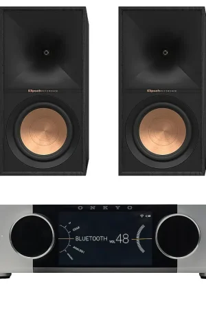Onkyo Muse Y-40 Argent + Klipsch R-60M Noir | Très demandé