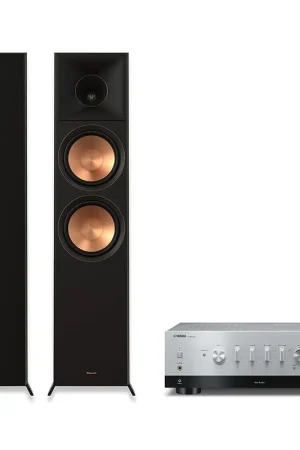 Yamaha R-N800A Argent + Klipsch RP-8000F II Ebène | Offre du jour
