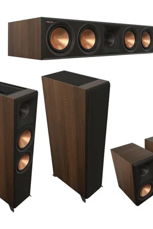 Super prix - Klipsch Pack Atmos HCM RP-8060FA II Noyer