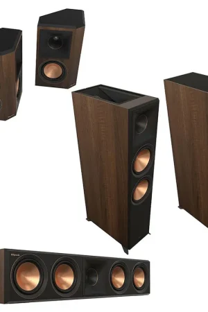 Klipsch Pack Atmos HCS RP-8060FA II Noyer - Super offre