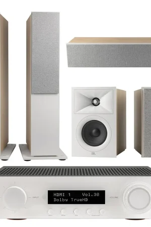 Disponible dès maintenant | JBL MA310 Blanc + JBL Pack Stage V2 260F Latte 5.0