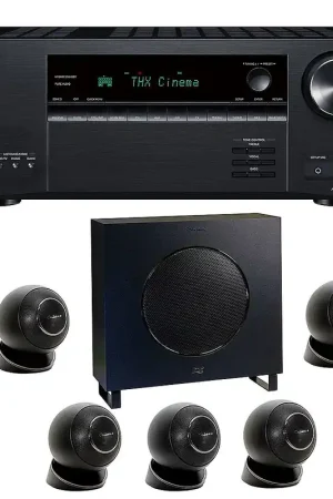 Bonne affaire - Onkyo TX-NR6100B Noir + Cabasse Eole 4 Noir Pack d'enceintes 5.1