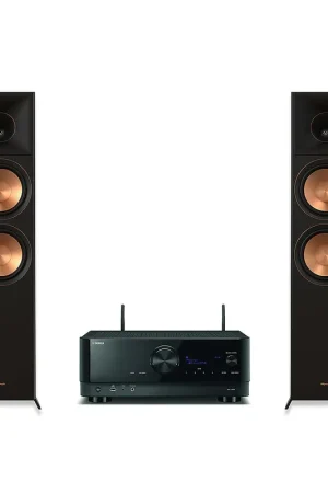 Yamaha RX-V6A Noir + Klipsch RP-8060FA II Noyer - Offre limitée