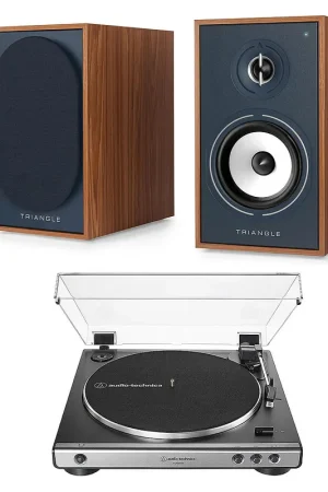Triangle Borea BR02 CONNECT Bleu + Audio-Technica AT-LP60XUSB Gris - Disponible maintenant
