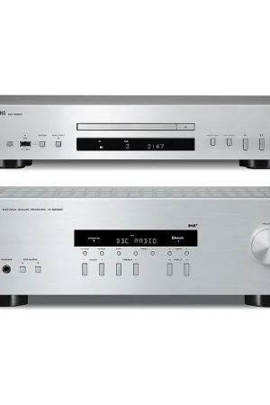 Yamaha R-S202D Argent + CD-S303 Argent | Retour gratuit