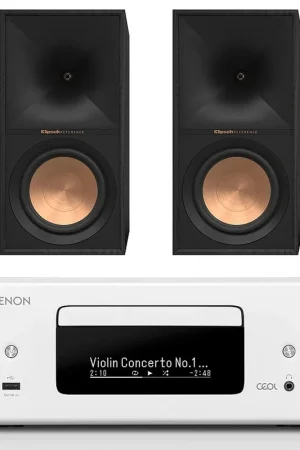 Offre du jour | Denon RCD-N12DAB Blanc + Klipsch R-60M