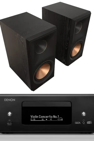 Coup de cœur des clients - Denon RCD-N12DAB Noir + Klipsch RP-600M II Ebène