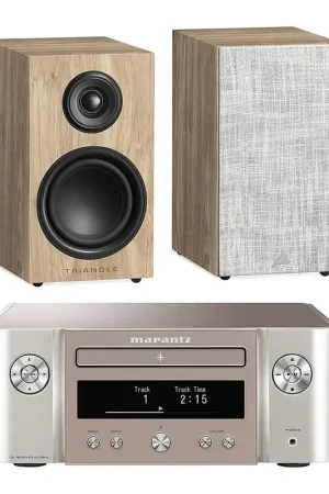 Marantz Melody X M-CR612 Argent/Or + Triangle Elara LN01 Chêne clair - Économisez maintenant