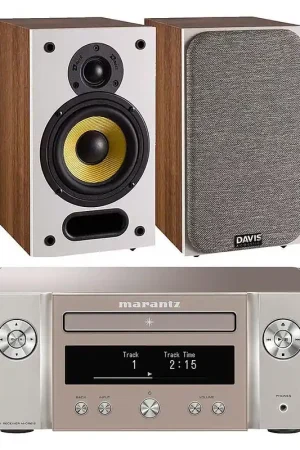 Marantz Melody X M-CR612 Argent/Or + Davis Acoustics Ariane 1 Noyer | Très apprécié des clients
