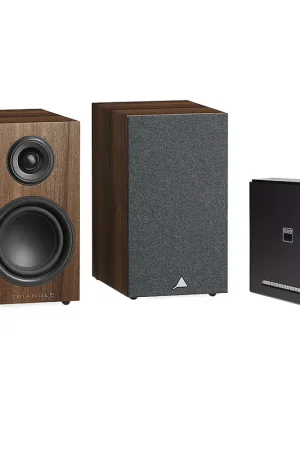 Prix mini | NAD D 3045 + Triangle Elara LN01 Châtaignier