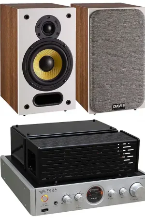 Offre flash | Taga Harmony HTA-25B Argent + Davis Acoustics Ariane 1 Noyer