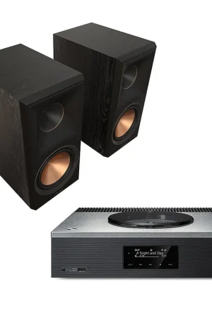 Technics SA-C600 Argent + Klipsch RP-600M II Ebène | Très bien noté