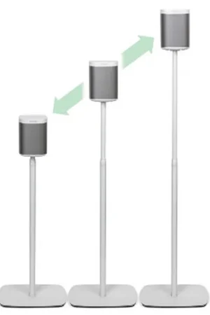 Nouveau lancement - Flexson Support sur Pied ajustable - Blanc (x1) pour Play1