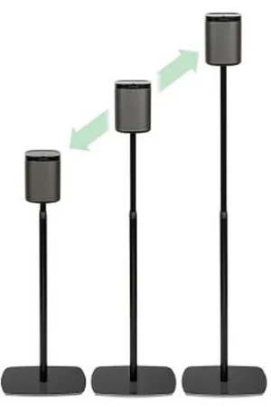 Flexson Support sur Pied ajustable - Noir (x1) pour Play 1 | Tout juste disponible