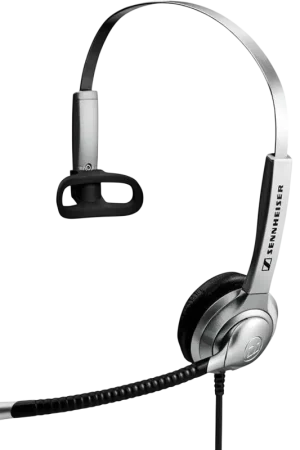 Soldes - EPOS SH 335 Monaural Easy Disconnect Argent avec microphone