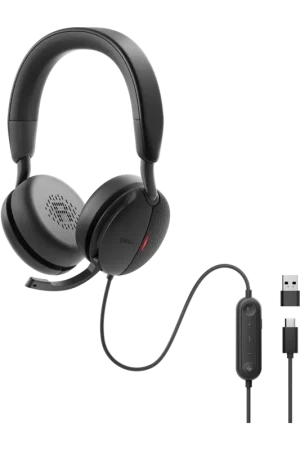 Dernières pièces | Casque Dell Pro Wired ANC WH5024 Réduction de Bruit Active Arceau USB-C