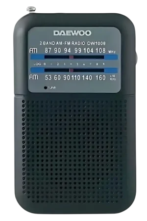 Qualité premium - Daewoo DW1008 AM/FM Noir