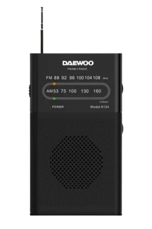 Prêt à expédier - Daewoo DW1027 AM/FM Noir