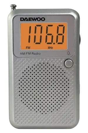 Daewoo DW1115 Gris - Radio portable | Livraison rapide