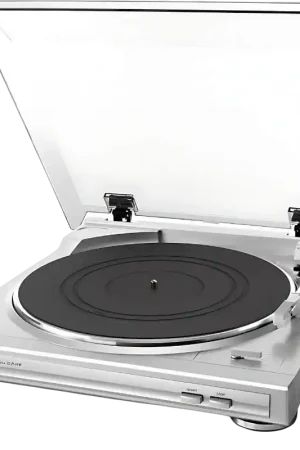 Denon DP 29 F Argent - Platine disque à courroie | Tout juste disponible