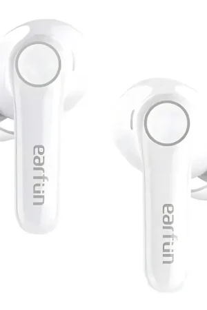EarFun Air Pro 4 - Écouteurs sans fil Bluetooth avec réduction de bruit active (ANC) et technologie QuietSmart 3.0 - 52 h d'autonomie - Blanc brillant | Achetez dès aujourd'hui