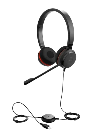 Prix malin - Casque Jabra Evolve 20 SE Stereo Arceau USB 28mm