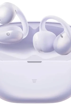 Prix imbattable - Écouteurs SHOKZ OpenDots Air à oreille ouverte, Bluetooth 6.1, 36h Pourpre