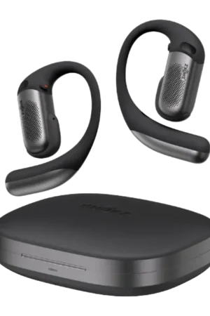 Écouteurs Shokz OpenFit Pro Noir Open-Ear Bluetooth 5.3, 12 h d'autonomie (50 h avec le boîtier) - Offre du jour