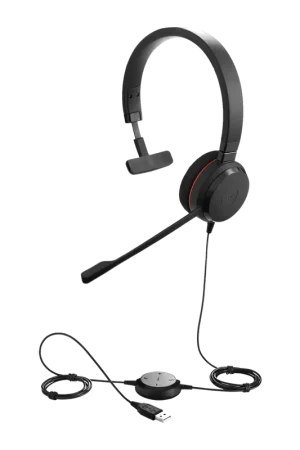 Bon prix | Casque Jabra Evolve 20 Special Edition UC Mono Supra-auriculaire USB 28mm