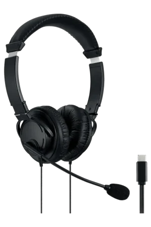Vente flash - Casque Kensington Hi-Fi USB-C Headphones with Mic supra-auriculaire