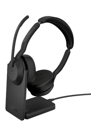 Casque Jabra Evolve2 55 MS Stereo avec station Réduction de Bruit Active Multipoint | Commandez maintenant