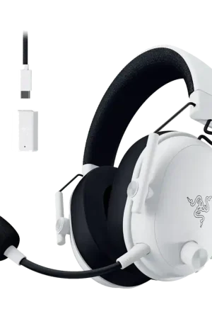 Casque Gaming Razer BlackShark V3 Sans Fil avec Microphone Blanc | Nouveau en boutique