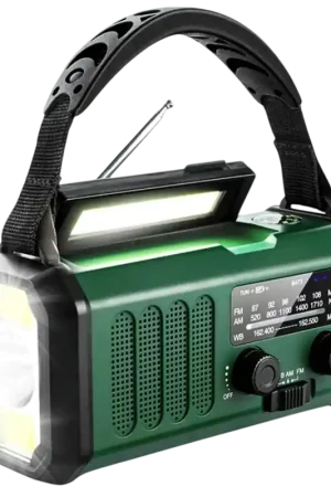 Radio E30 10000 mAh Vert - Radio d'urgence | Haute qualité