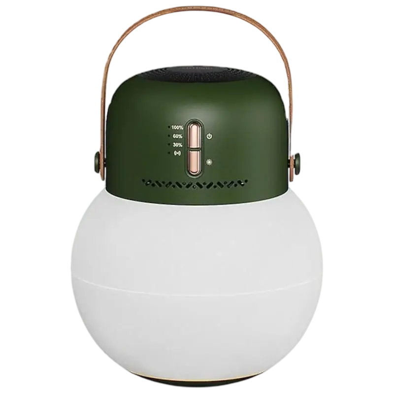 Derniers exemplaires | Lampe de camping en plein air avec haut-parleur Bluetooth vert