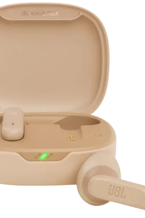 Premium - JBL Wave Flex Beige - Ecouteurs Bluetooth