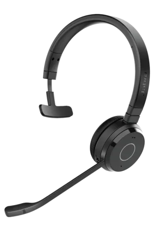 Paiement sécurisé | Casque Jabra Evolve 65 TE UC Mono, arceau, monoaural, 16h, Bluetooth 5.2