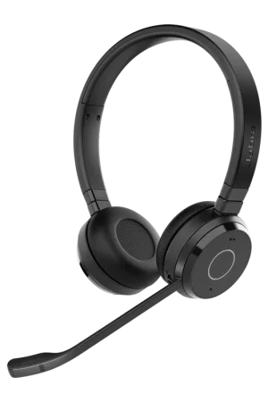 Très demandé - Casque Jabra Evolve 65 TE UC Stereo Multipoint Serre-tête 24h Bluetooth 32Ω